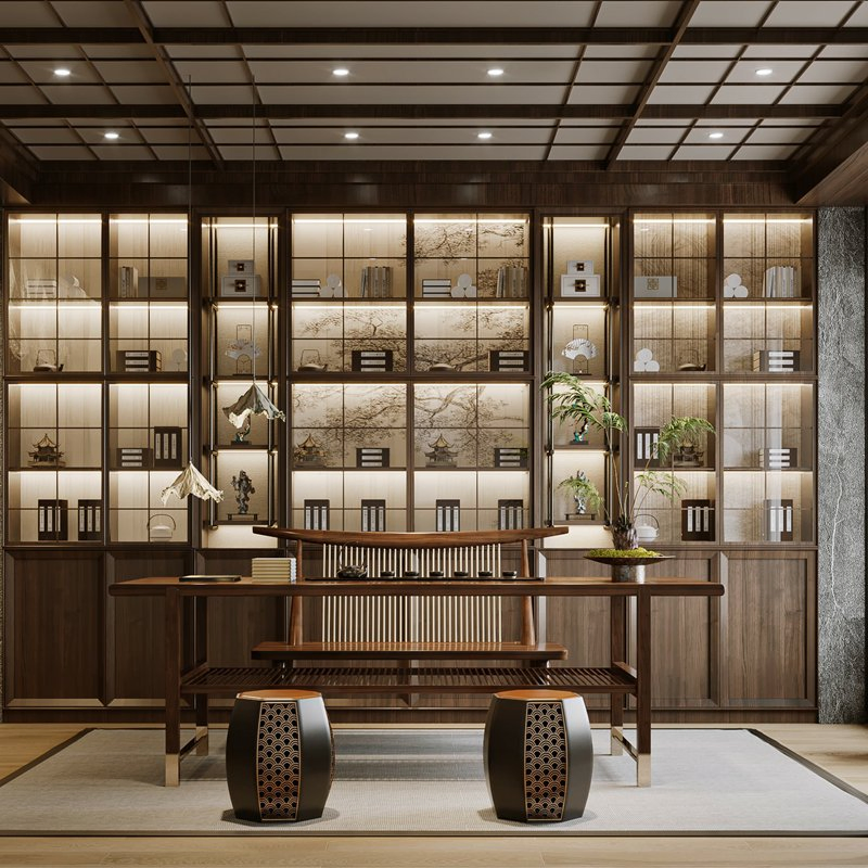 White Painting Luxury Wooden Solid Wood Oak Storage Bookshelf Furniture for Home Office Nordic Sliding Door Floor Dust-Proof Display Red File Cabinet Bookcase F