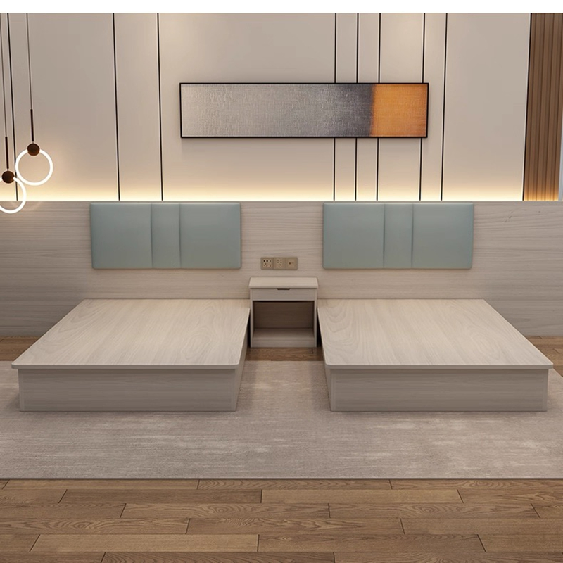 Wholesale Platform Bedroom Furniture Set Wooden Durable Tatami Bed Frame