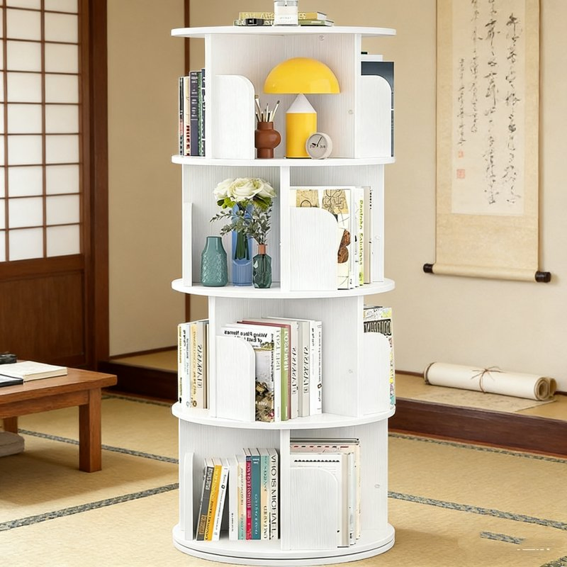 Modern Minimalist Wooden Bookcase for Stylish Home Organization