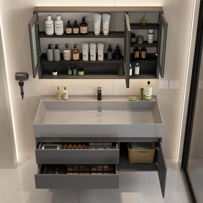 LED Mirror with Lights Backlit Vanity Mirror Large Wall Mounted Bathroom Cabinet