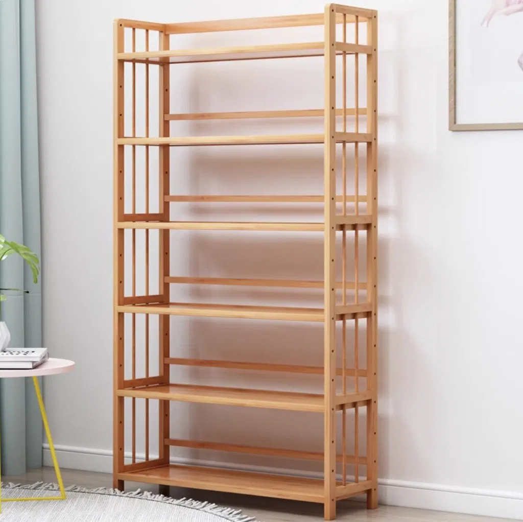 Multi-Functional Bookcase with Integrated Bookrack for Compact Living Rooms Bookshelf