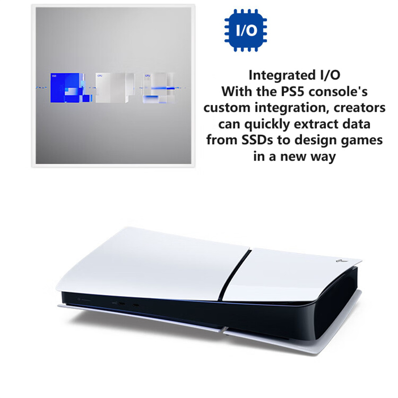 New -S Console Play-Stations TV Game Console Blu Ray Clear