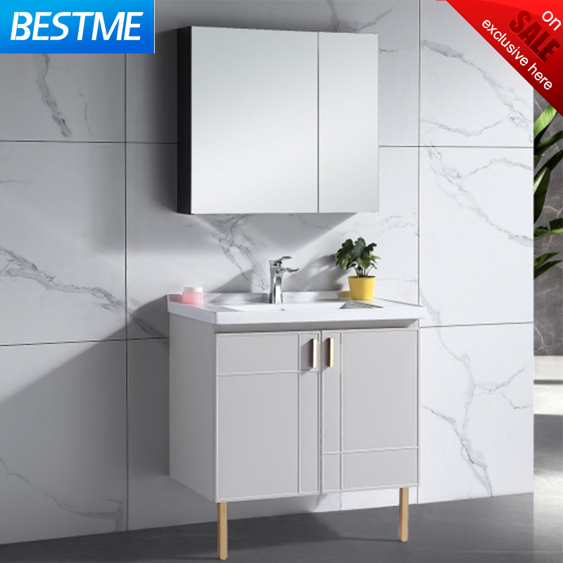 Factory Directly Supply Bathroom Vanity 304 Stainless Steel Waterproof Big Storage Space Mirror Cabinet Bathroom Cabinet (BY-B6225-3-100)