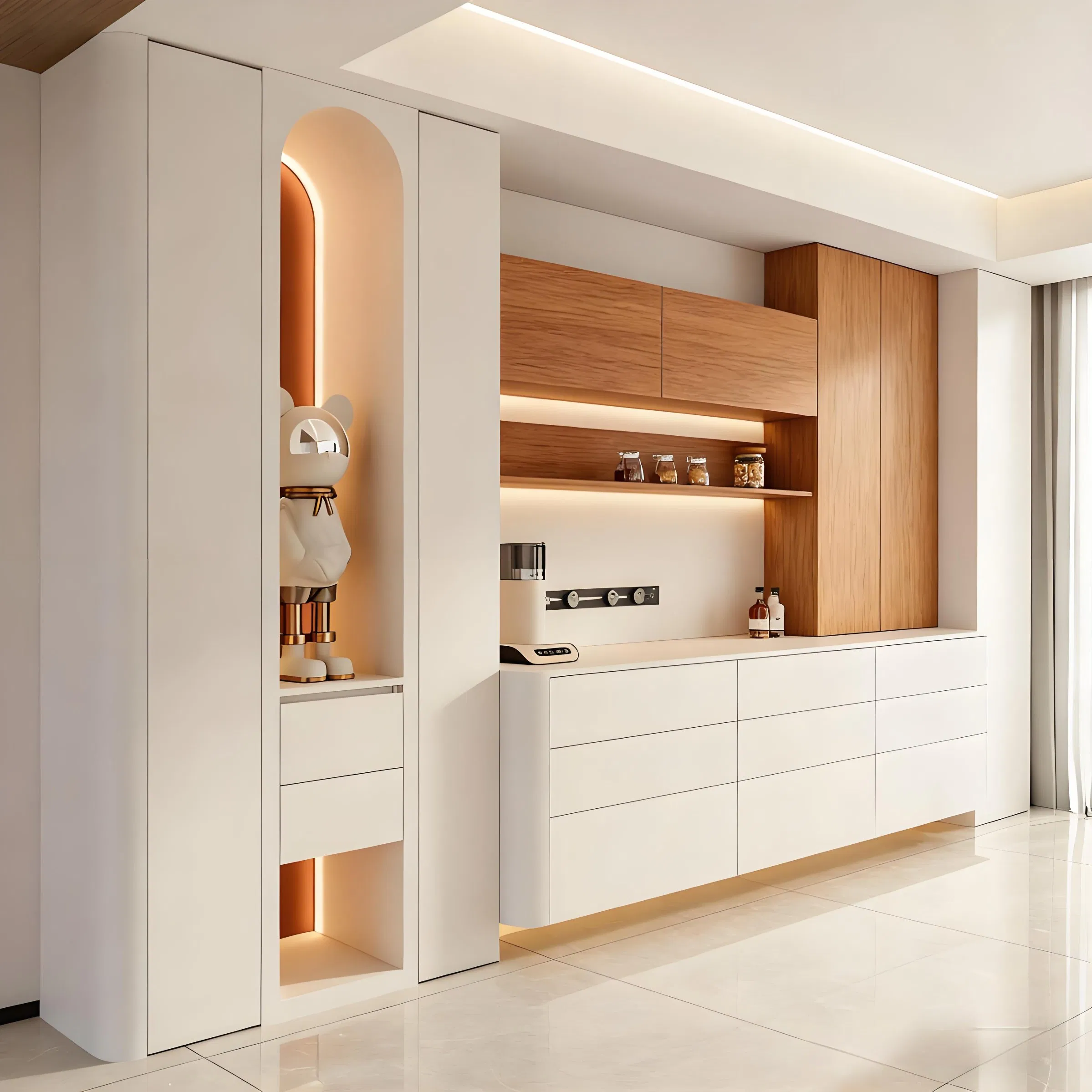 Artisan-Crafted Contemporary Dining Storage Sideboard