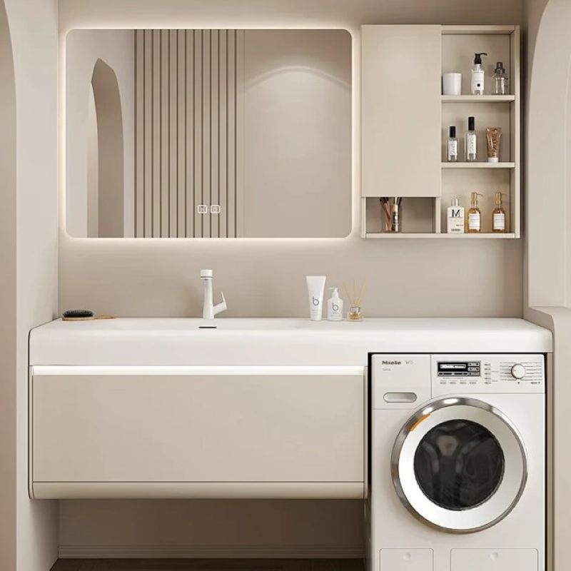 Veyron Customized Modern Home Furniture Elegant Design Wall Mounted Bathroom Vanity Mirror Medicine Wooden Cabinets Accessories