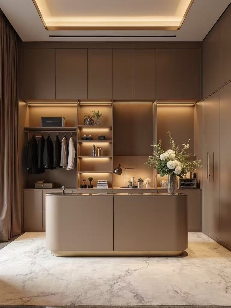 Modern System Organizer Clothes Cabinet Custom Bedroom Wardrobe Walk in Closet