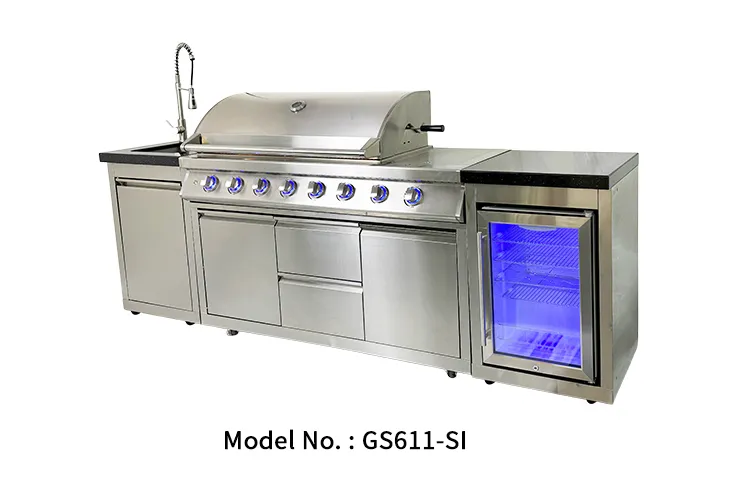 Outdoor Cooking Kitchen Island 2