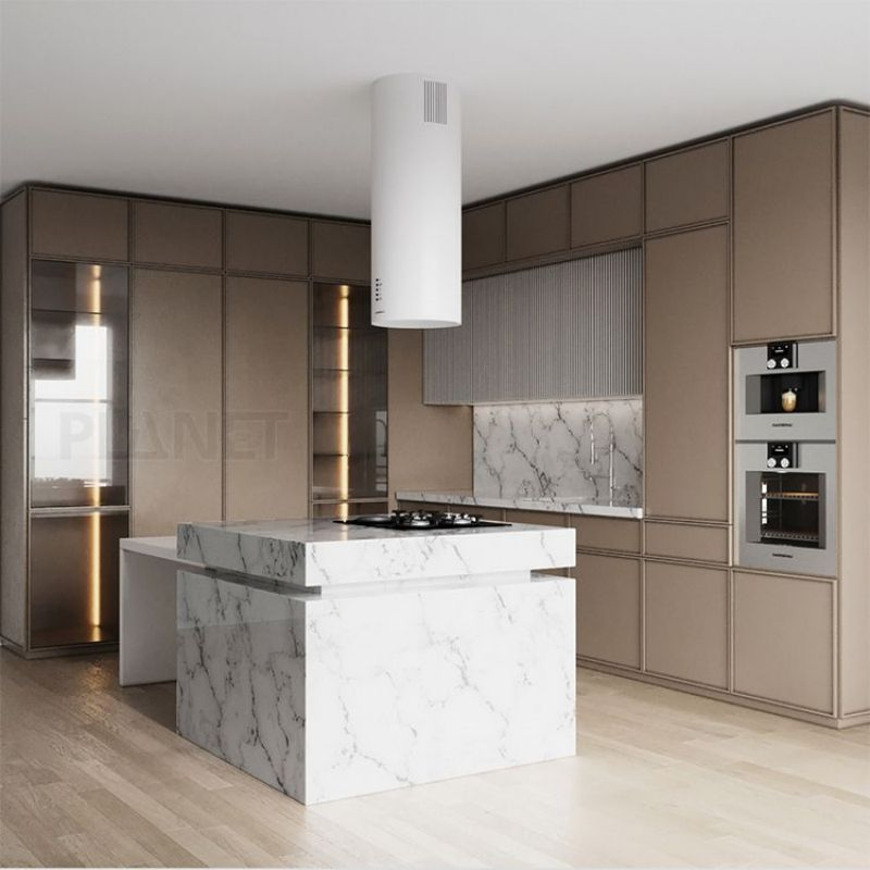 Planet Cuisine American Modern Pantry Organizer White Kitchen Island Design Cabinet Storage