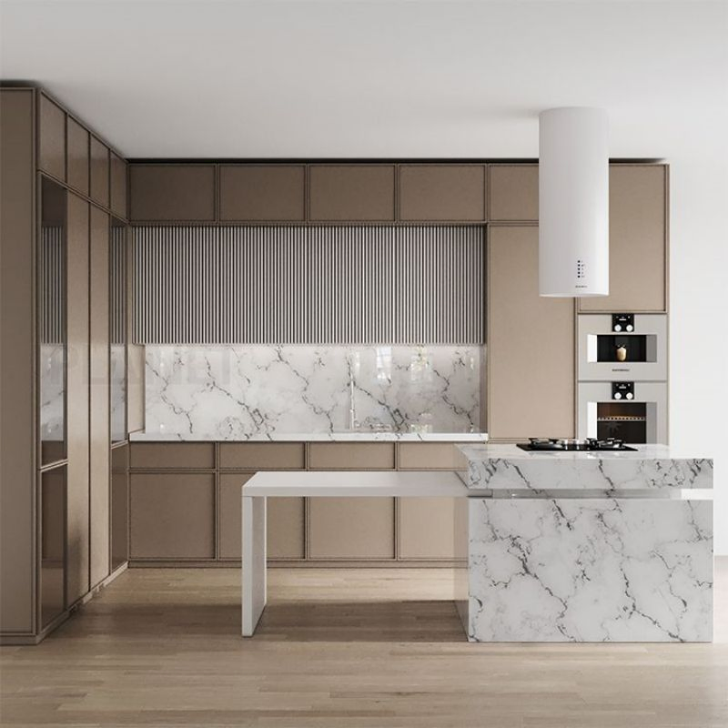 Planet Cuisine American Modern Pantry Organizer White Kitchen Island Design Cabinet Storage