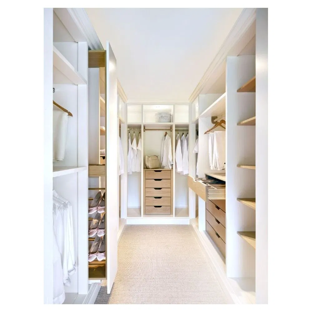 Modern Walk in System Organizer Clothes Cabinet Custom Bedroom Wardrobe Walk in Closet
