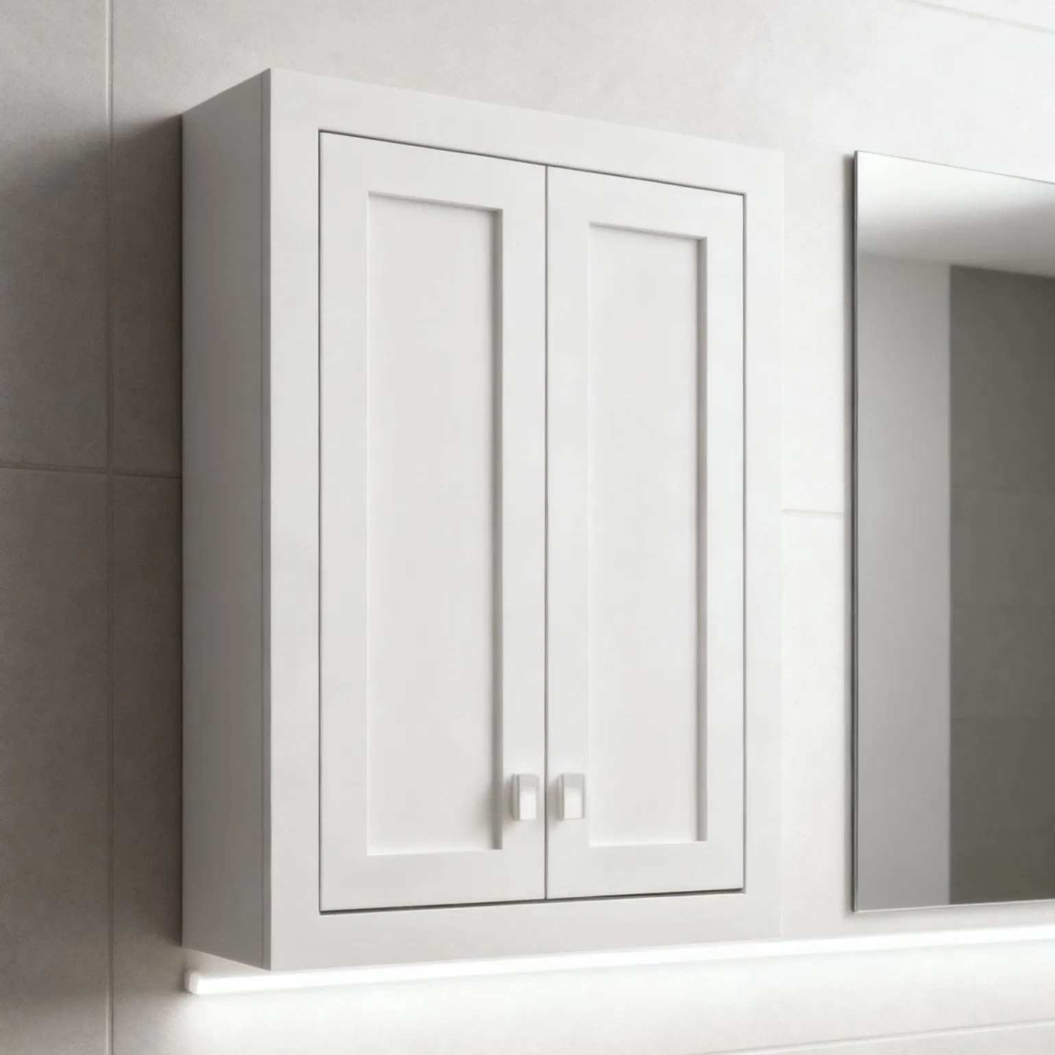 Laundry Room Wall Cabinet Medicine Cabinet for Bathroom Kitchen with Adjustable Shelf