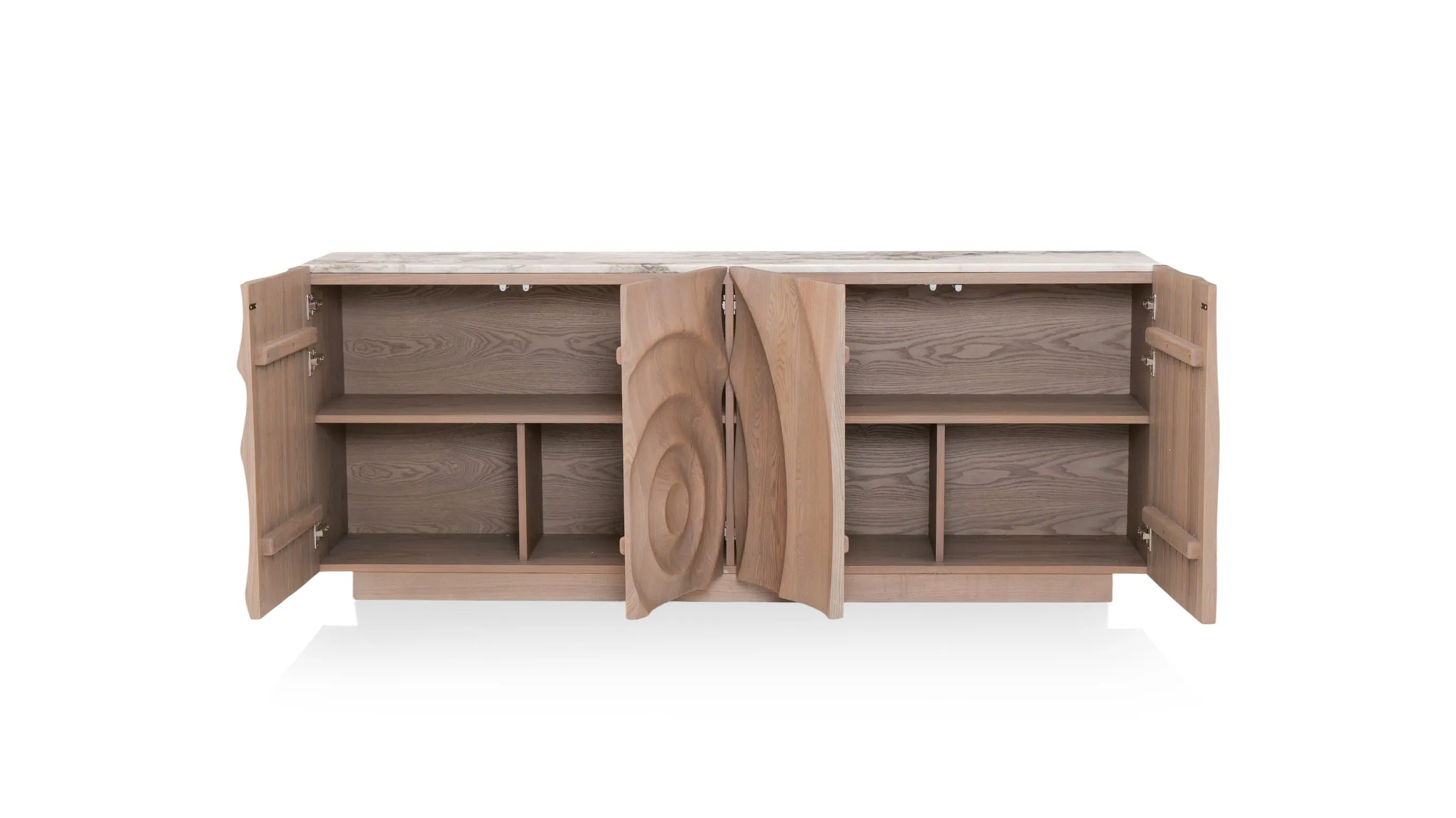 Contemporary Elegant Rustic Wooden Cabinet Dining Spaces Modern Stylish Furniture Sideboard