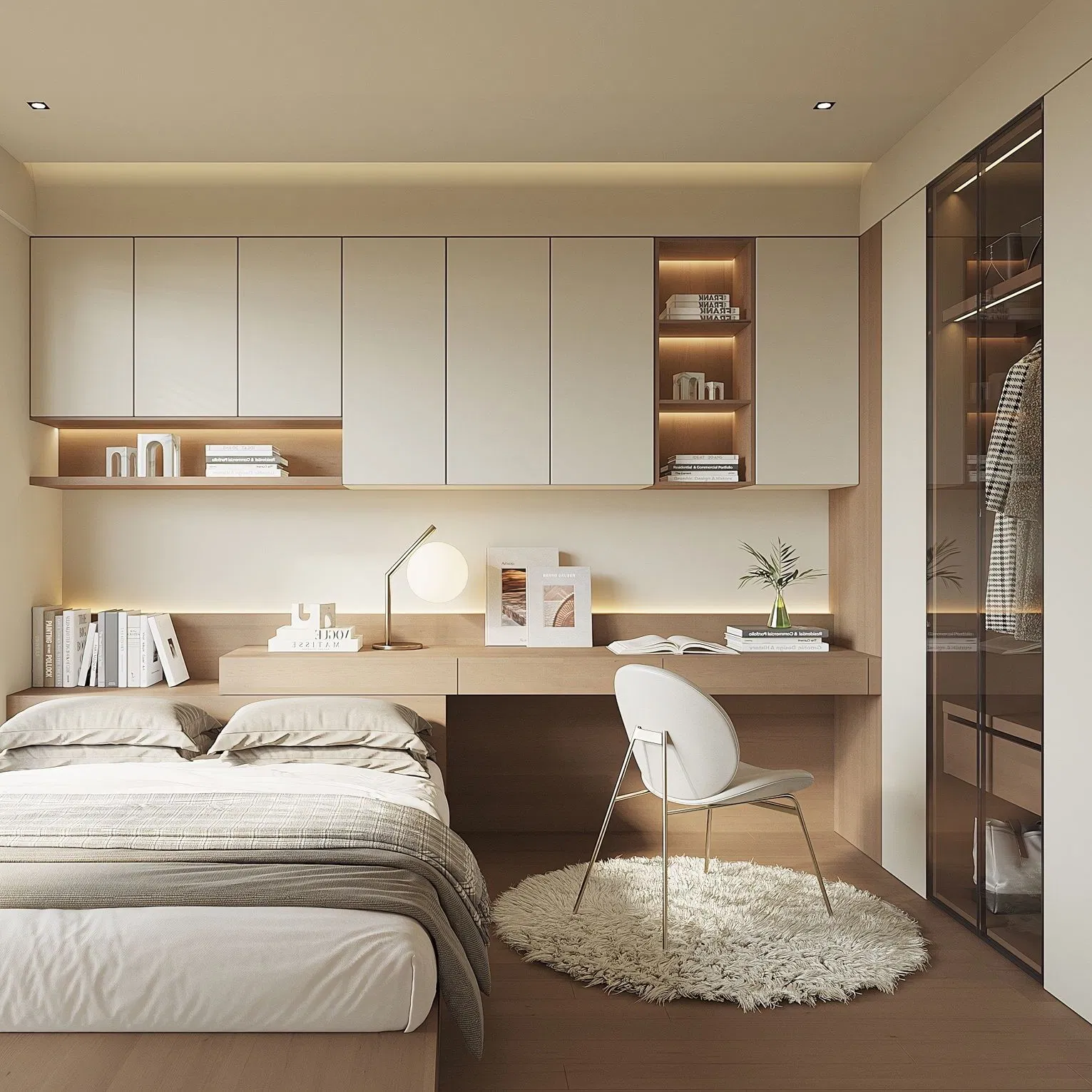 Modern Log Style, Natural Environmental Protection, Simple Design, Children's Room, Comfortable Large-Capacity Storage Space, Customized Wooden Tatami Bed