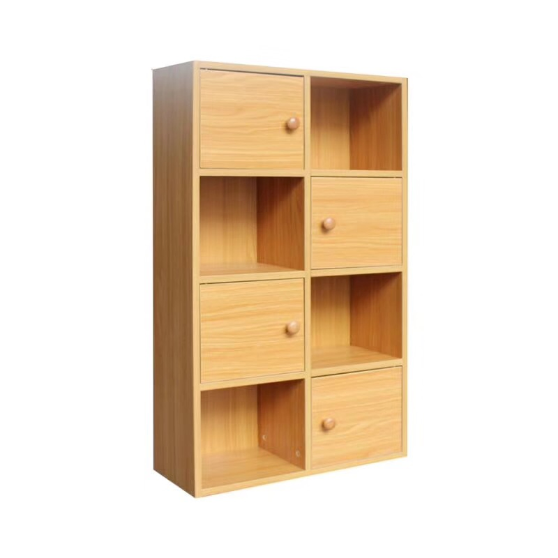 Customized Modern Multifunction Children Wooden Bookcase
