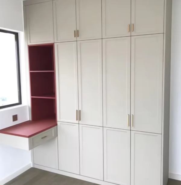 Luxury Built-in Cabinets Clothes Wall Cabinet Furniture Design Custom Modern Bedroom Wooden Wardrobe Closet System