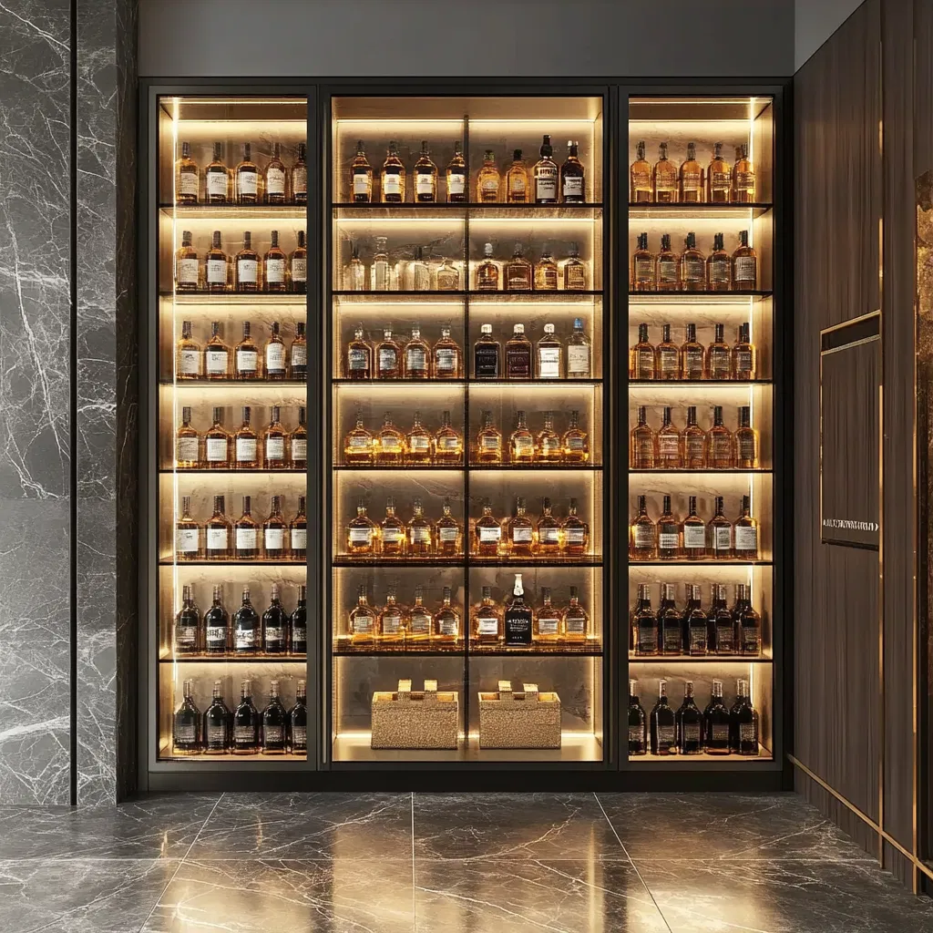 Luxury Wine Cabinet Detail