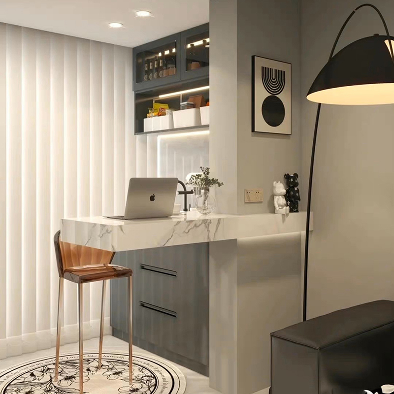 China Light Grey Kitchen Cupboard Lacquer Kitchen Furniture Island Modern Wholesale Kitchen Cabinet Sets Storage Island Table Design