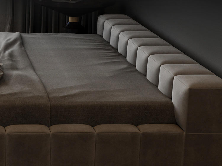 Nordic Italian Designer Hotel Tatami Storage Bed