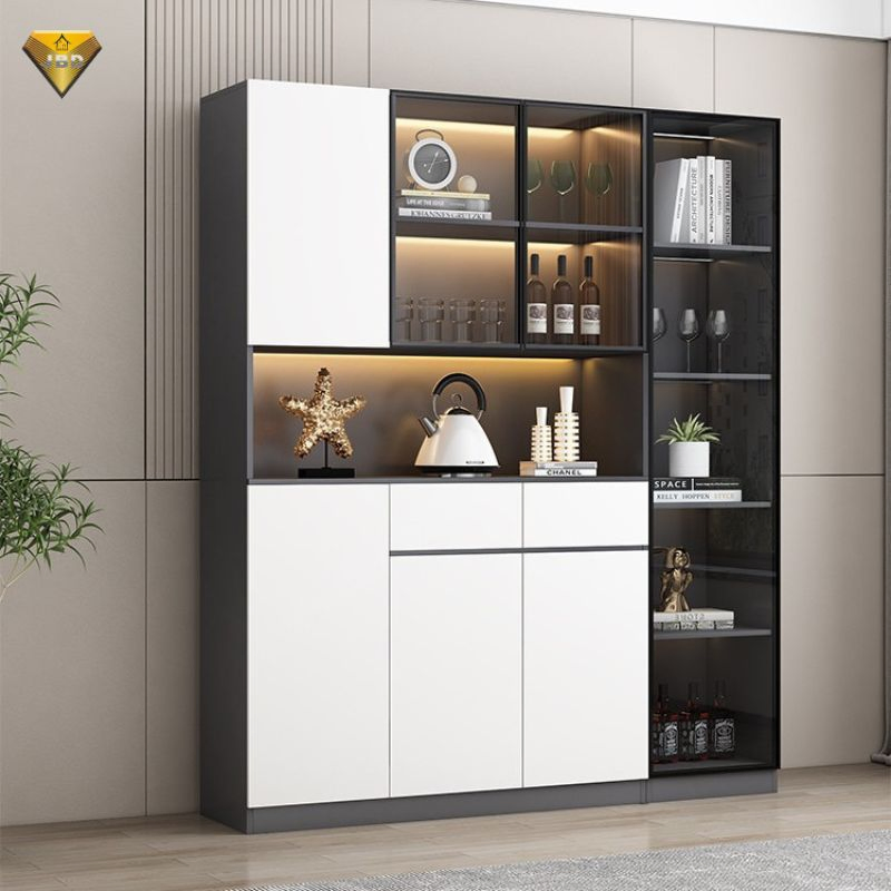 Wine Bar Cabinet with Wine Display Cabinet for Home CE Certified