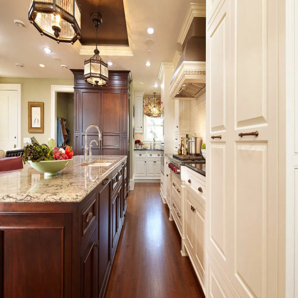Custom Made Kitchen Furniture with Classical Kitchen Cabinet Pantry Cupboard