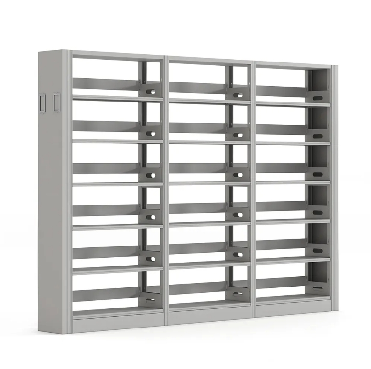 Wooden Shelf Metal Open Bookcase Custom Size with White Finish Modern Design for Home Office Dining Deco