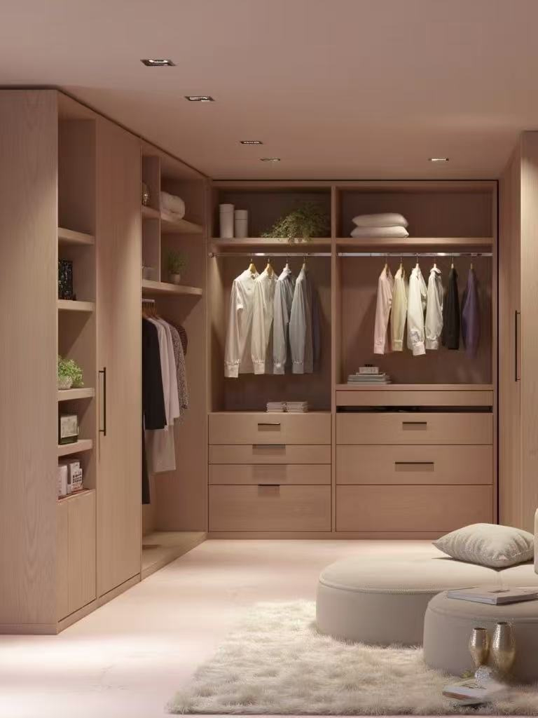 Modern System Organizer Clothes Cabinet Custom Bedroom Wardrobe Walk in Closet