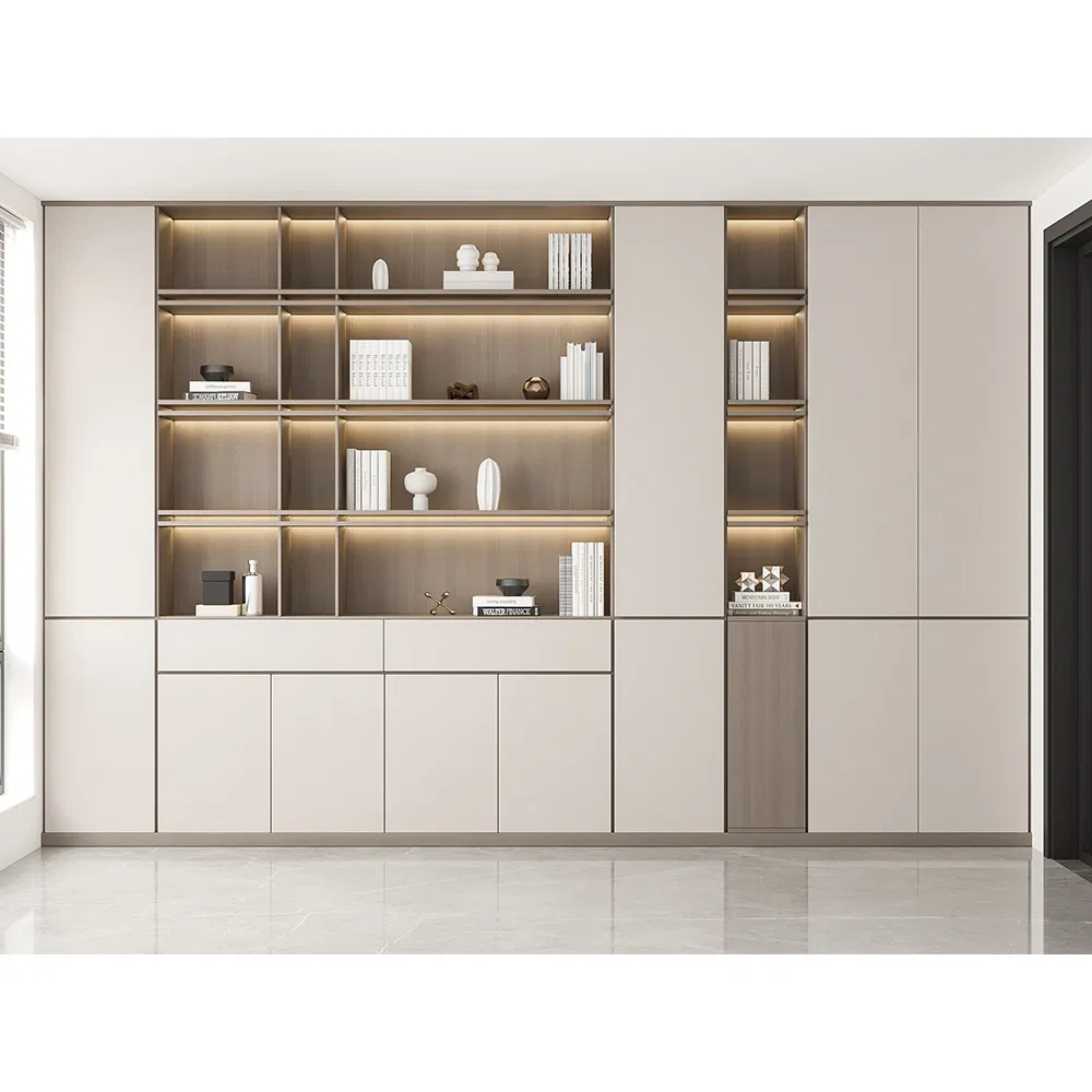 Modern Walk in Closet Wardrobe Systems Design Wood Bedroom Cupboards