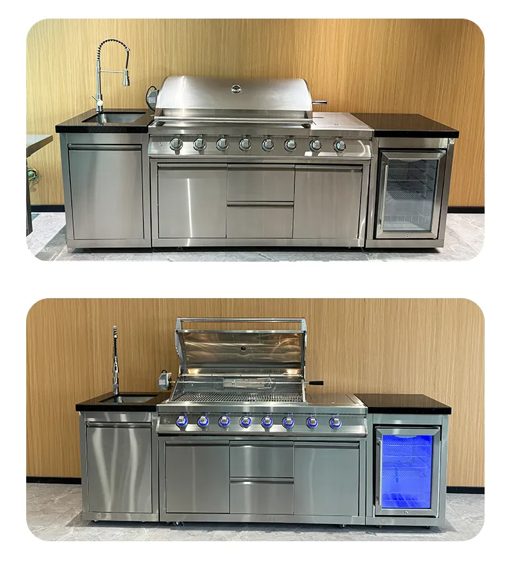 Outdoor Cooking Kitchen Island 5