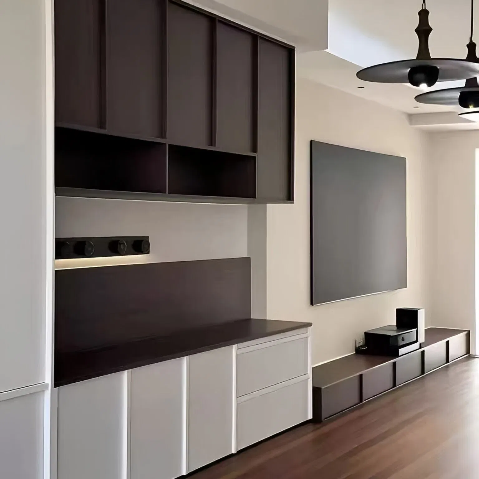 for Home Living Room Display Cupboard Furniture Wood Storage File Wine Cabinet