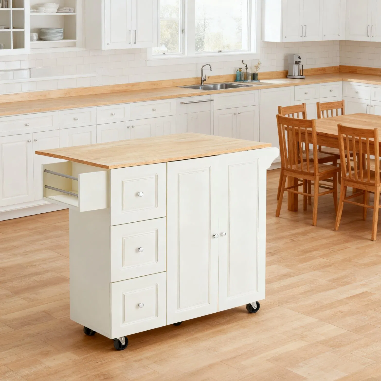Factory-Designed with Large Storage Capacity for Wholesale Kitchen Islands
