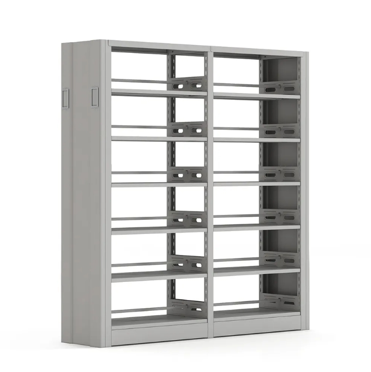 Wooden Shelf Metal Open Bookcase Custom Size with White Finish Modern Design for Home Office Dining Deco