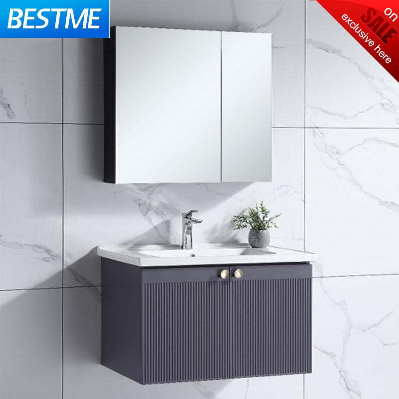 Factory Directly Supply Bathroom Vanity 304 Stainless Steel Waterproof Big Storage Space Mirror Cabinet Bathroom Cabinet (BY-B6225-3-100)