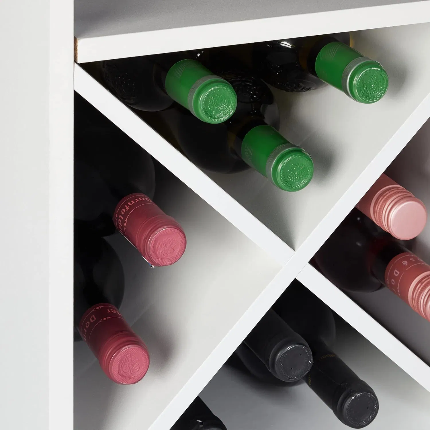 Multi-Function Bar Storage Cabinet with Wine Rack &amp; Glass Holder for Commercial Bars