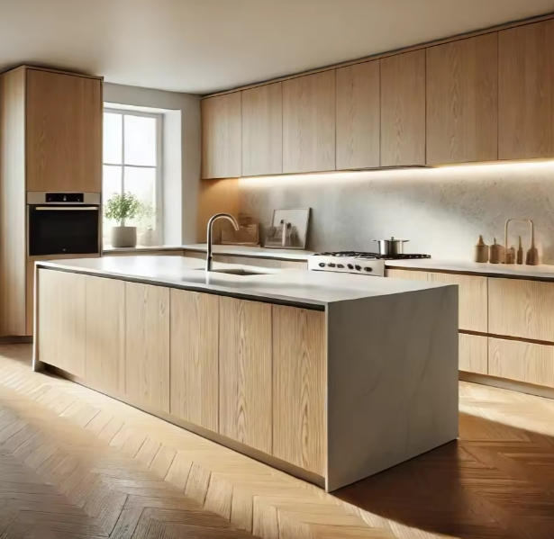 Temptation Complete Cabinet Set Custom Modern Solid Wood Luxury Wooden Small Kitchen Cabinet Pantry Couchina Cabinet