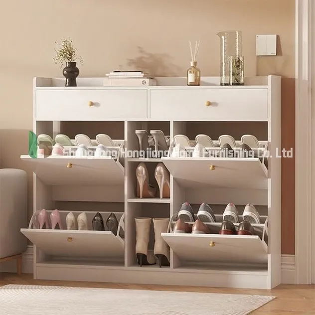 Modern Shoe Cabinet View 3