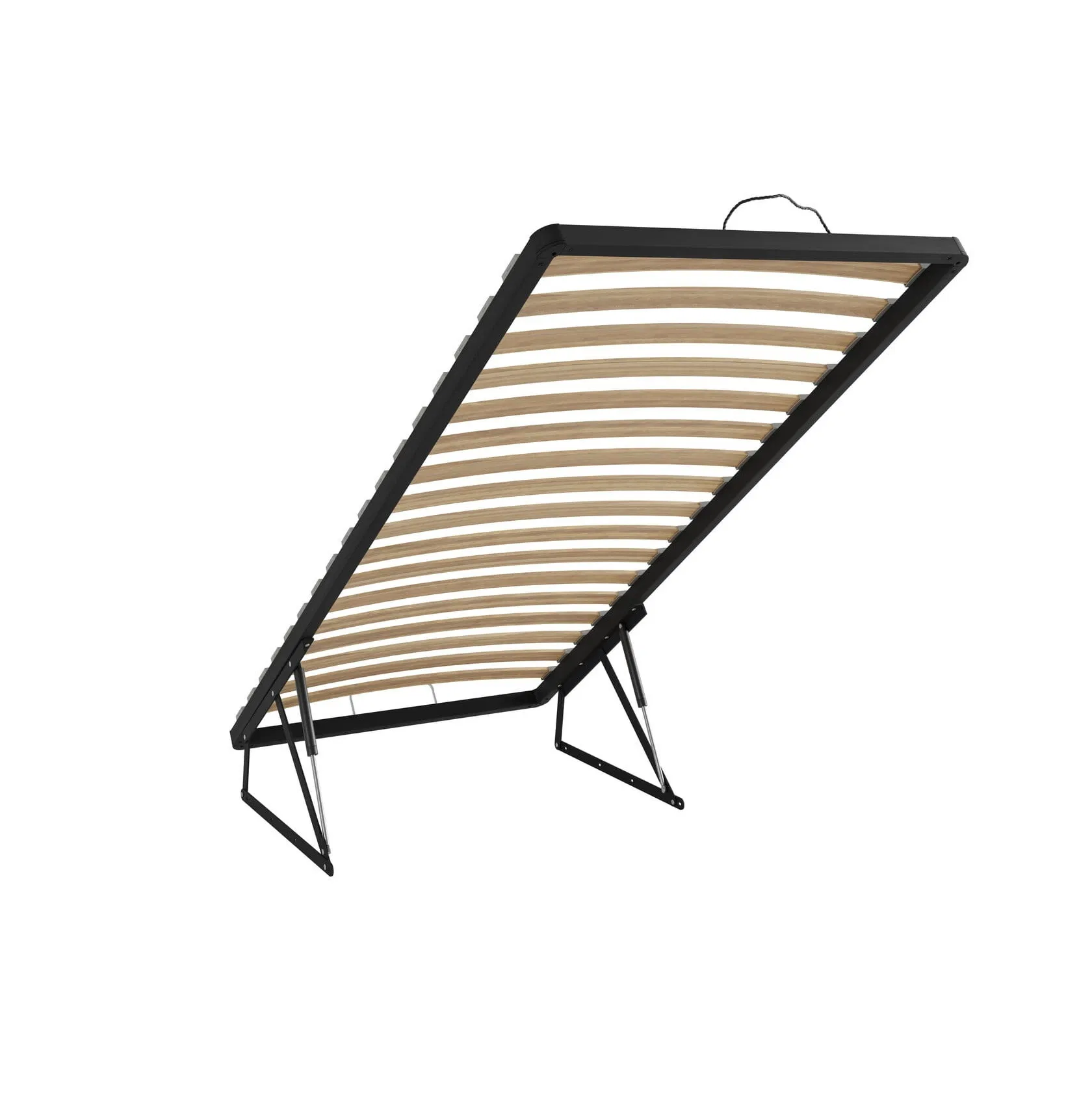 OEM ODM Strong Profile Slatted Bed Frame Storage Lifting Bed Frame Ottoman Bed with Gas Lifting Bed Mechanism for Tatami Sofa Bed