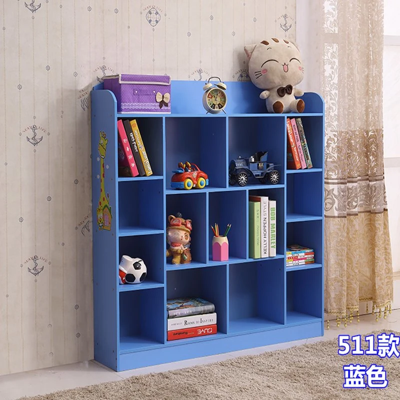 Customized Modern Multifunction Children Wooden Bookcase