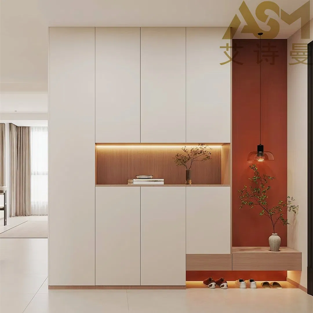 Wooden Furniture Lockable Drawer Flip Entryway Modern Electric Mirror White Furniture Flip 2-Door Drawer More 3-Drawer School Wooden Furniture Shoe Cabinet