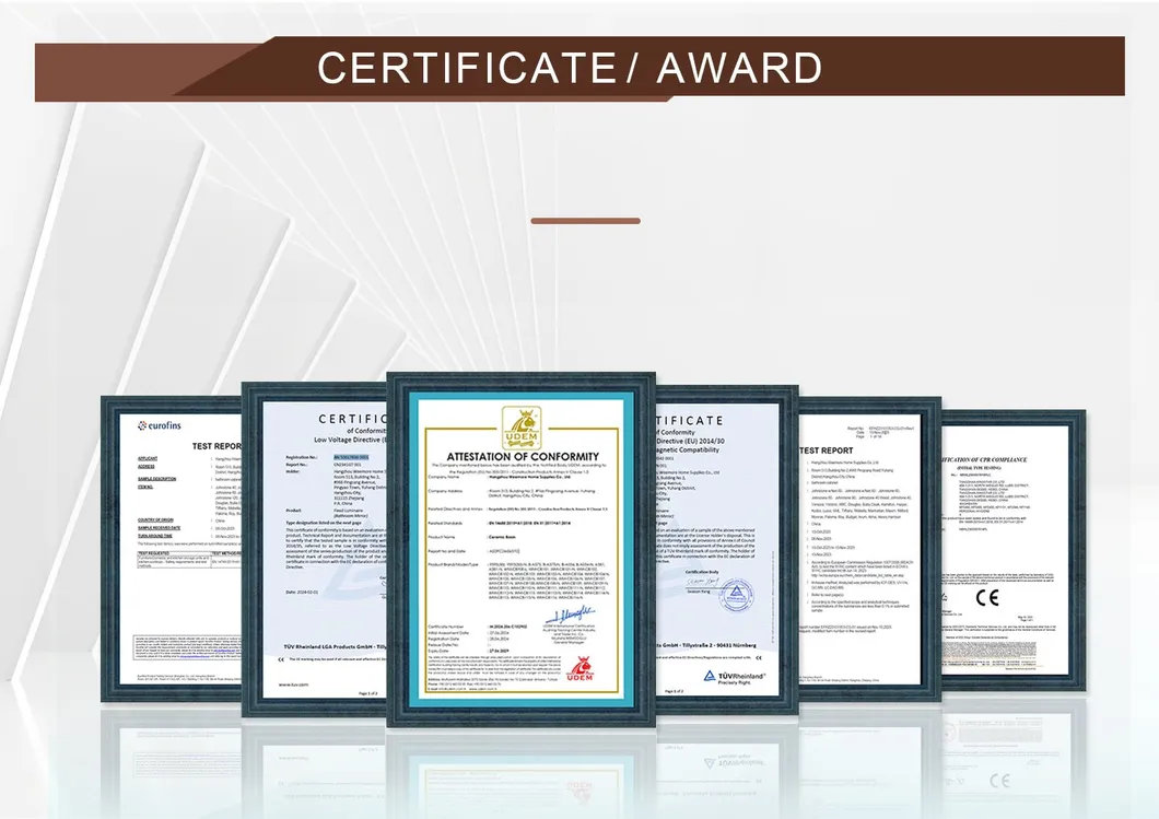 Certificates