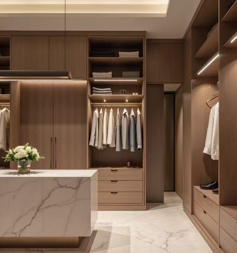 Modern System Organizer Clothes Cabinet Custom Bedroom Wardrobe Walk in Closet