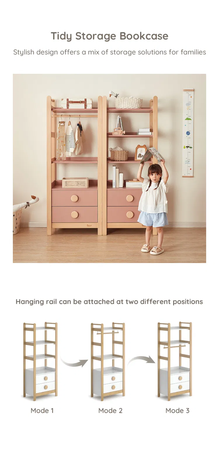 Nordic Wooden Book Shelf