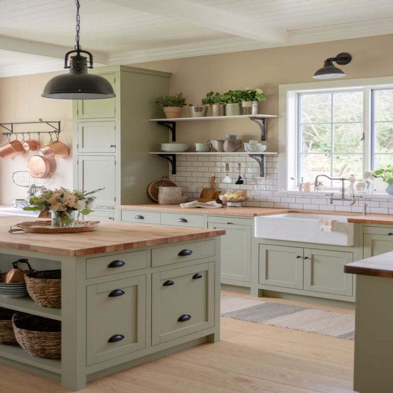 Luxury White Wall Pantry Solid Wood Shaker Kitchen Cabinet
