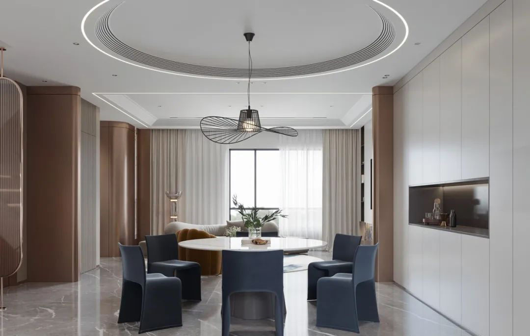 Two-Tangle Style Lacquer Wooden Grain Mixture Kitchen Cabinets with Free CAD Design