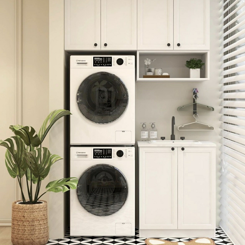 China Factory Anti-Scratch Low Maintenance Laundry Room Storage Cabinet Outdoor Kitchen Balcony Sink Aluminum Cabinet