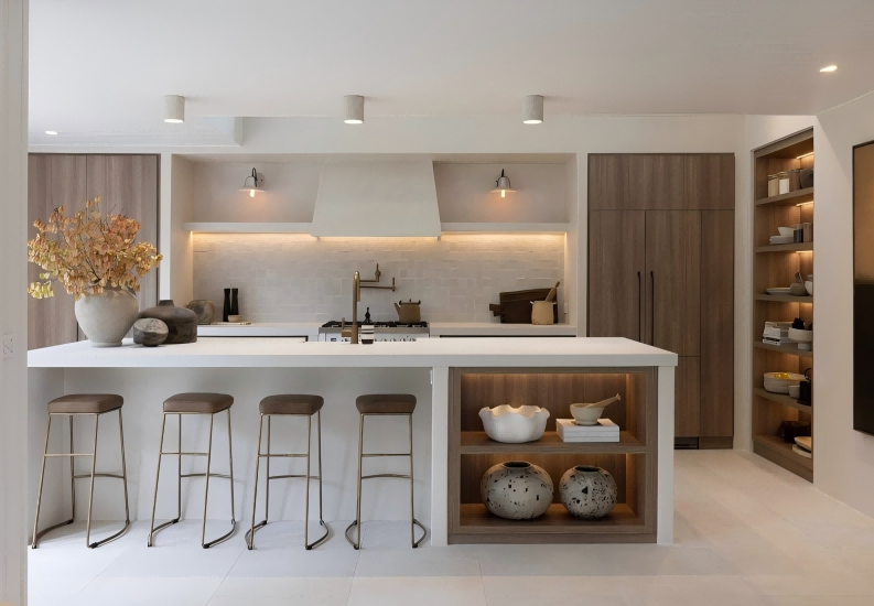 2025 Factory Price Design High-End Kitchen Cabinet Modular Modern Wood Furniture Pantry Lacquer Kitchen Cabinets