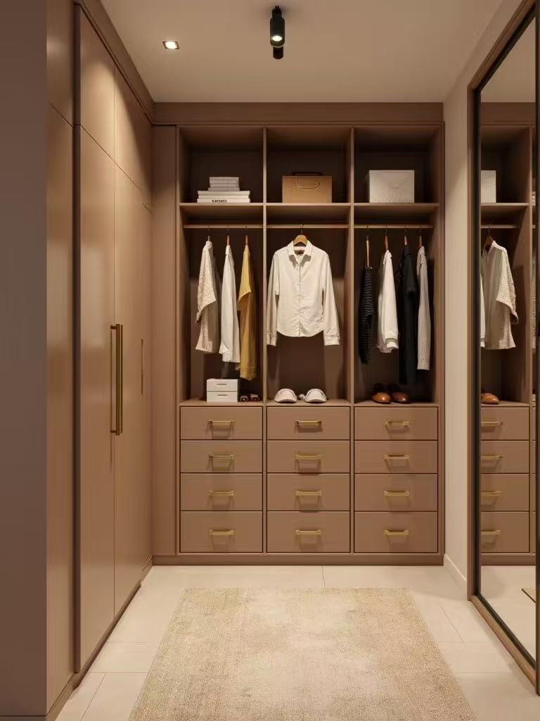 Modern System Organizer Clothes Cabinet Custom Bedroom Wardrobe Walk in Closet