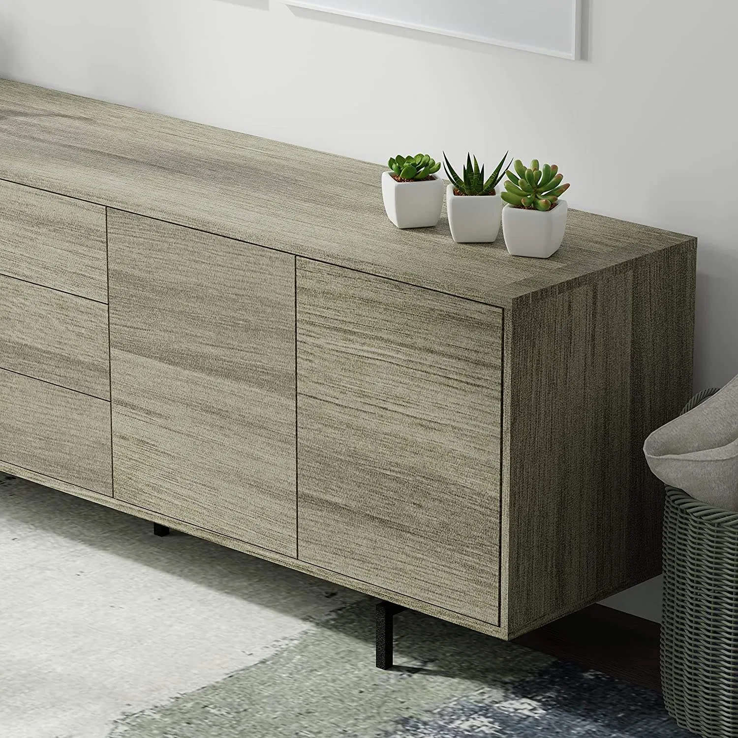 Luxury Modern TV Stand Entertainment Center, High-Quality TV Console Table