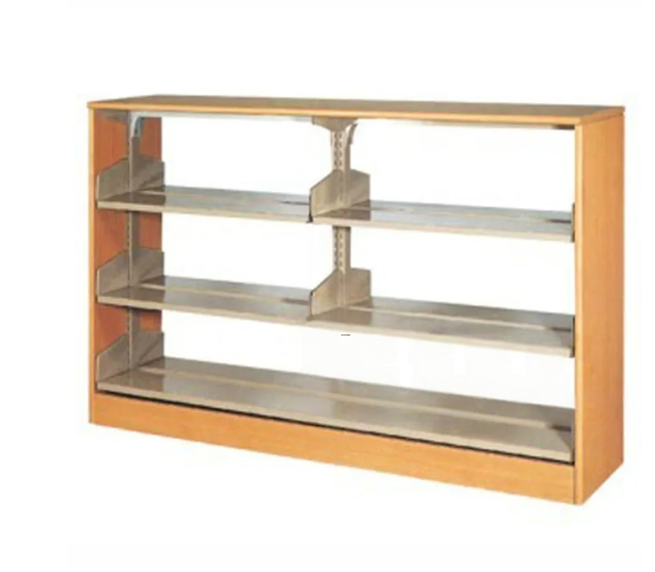 Kindergarten School Classroom Furniture Wooden Frame Colorful Kids Bookcase