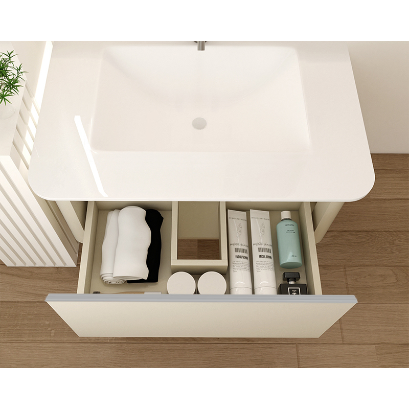 700mm Modern Luxury Intelligent Features Vanity Bathroom Cabinet with Mirror 2318-70b