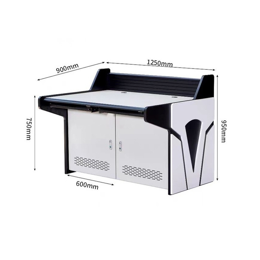OEM Customized Radio TV Broadcasting Center Monitoring Dispatching Control Room Console